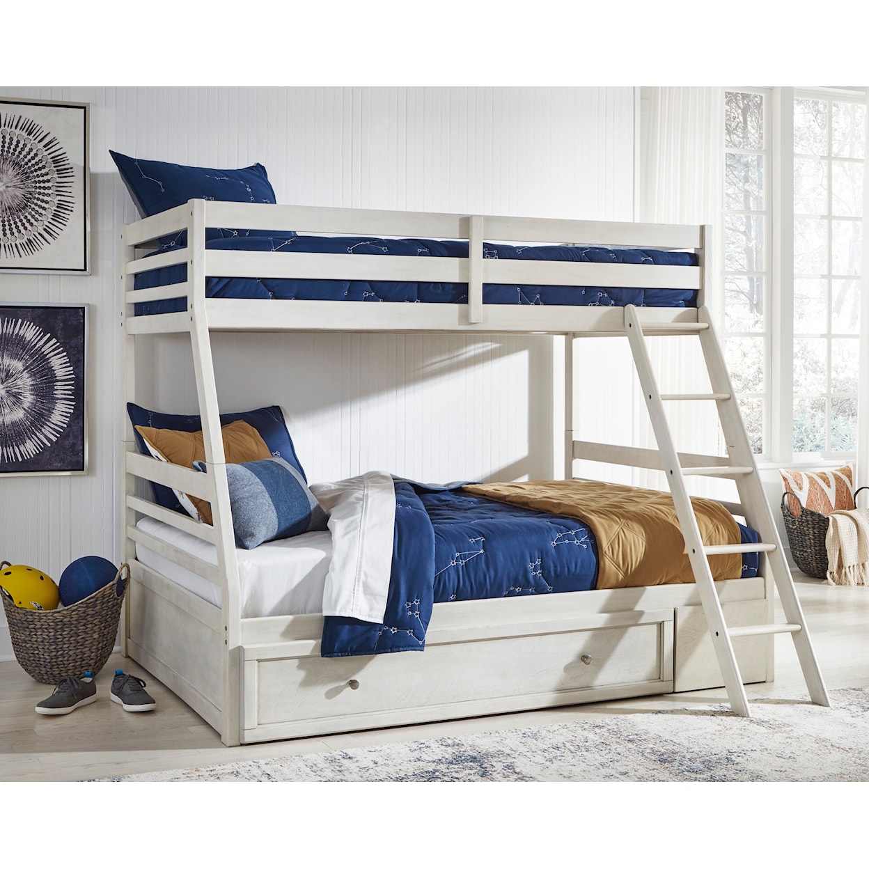 Signature Design by Ashley Robbinsdale Twin/Full Bunk with Storage