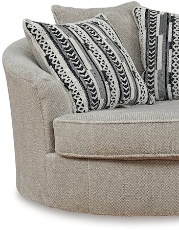 Oversized Swivel Accent Chair