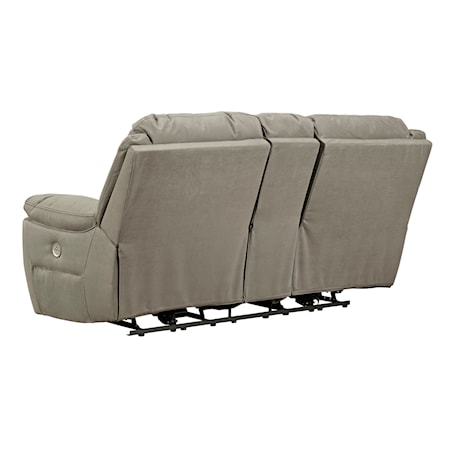 Power Reclining Loveseat with Console