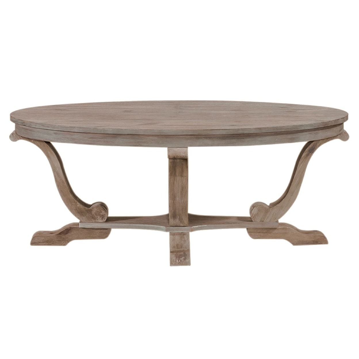 Liberty Furniture Greystone Mill Oval Cocktail Table