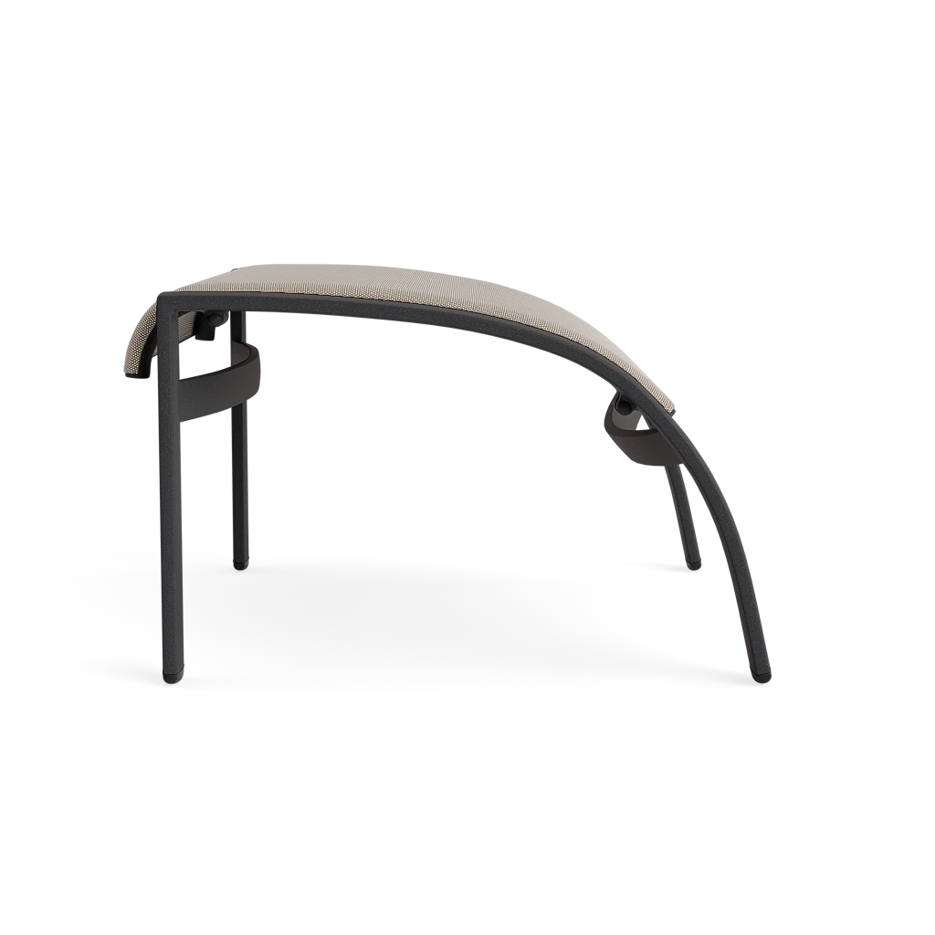 Sling Curvilinear Chair Ottoman