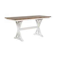 Cottage Counter-Height Dining Table with 18" Leaf