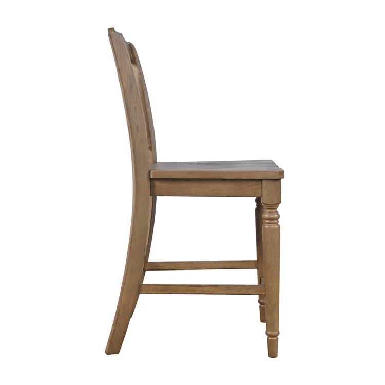 Slat Back Counter Chair