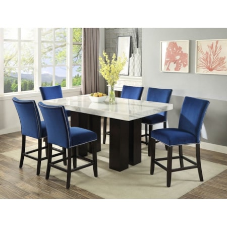 Rectangular Counter Height Dining Table