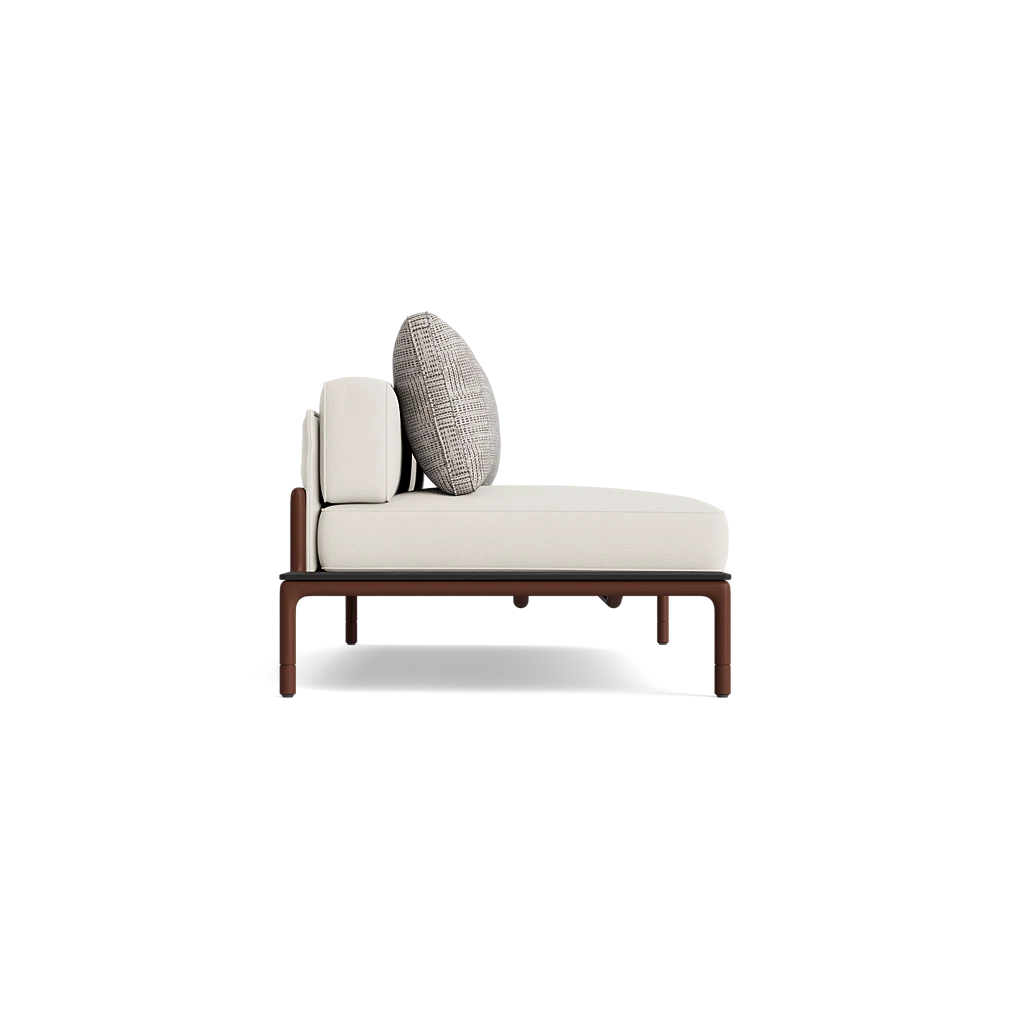 Moto Armless Sectional with Left Table