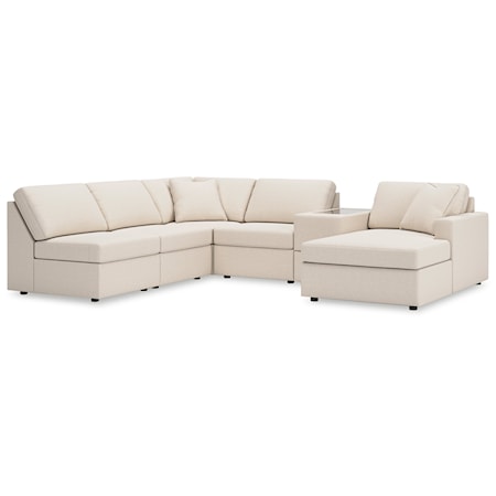 6-Piece Sectional With Chaise