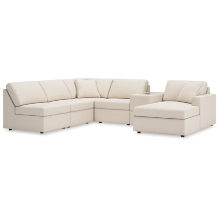 6-Piece Sectional With Chaise