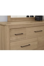 Artisan & Post Crafted Cherry Transitional 7-Drawer Dresser with English Dovetail Construction