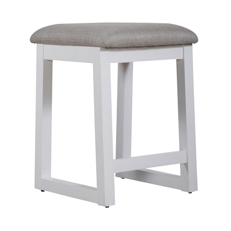 Upholstered Console Stool