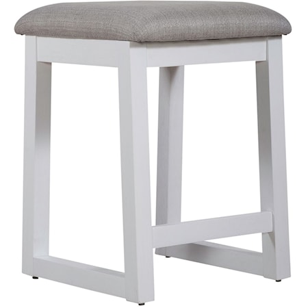 Upholstered Console Stool