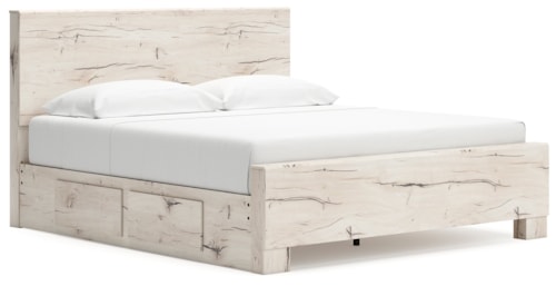 King Panel Bed With Storage