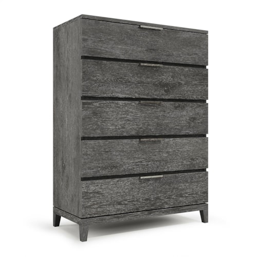 Modern Menton Tall 5 Drawer Chest