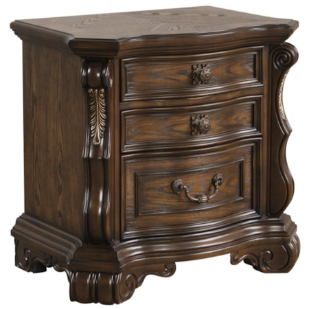 3-Drawer Nightstand