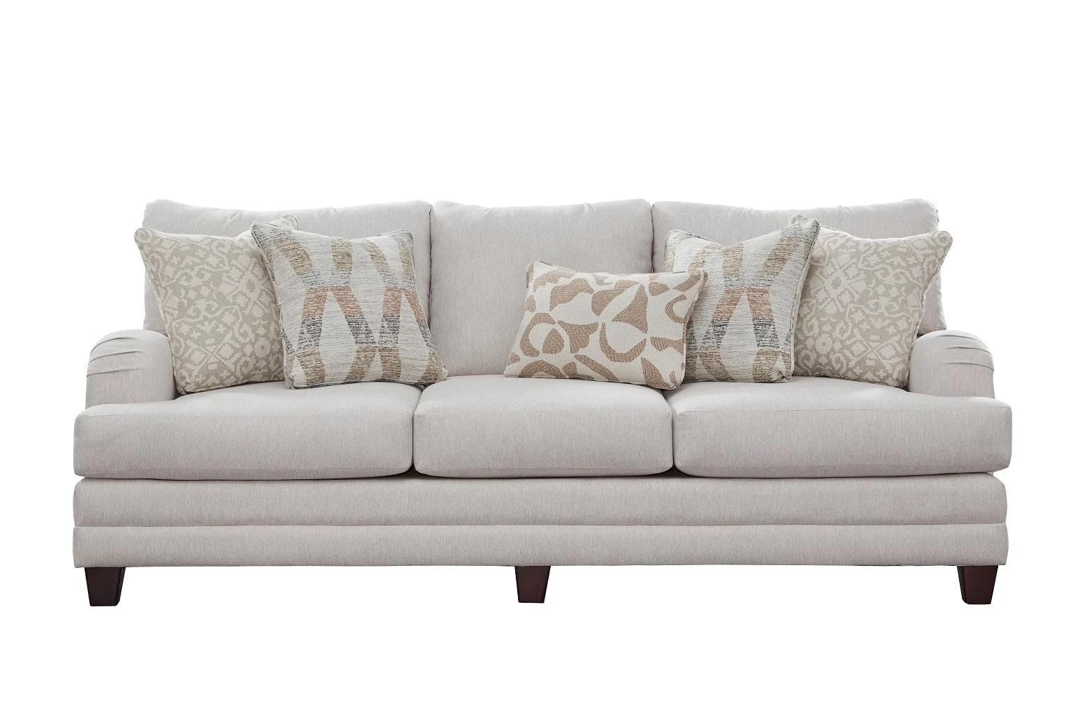 Fusion Furniture 4480 BLAIR CREAM 4480-KP BLAIR CREAM Sofa with English