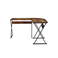 Rustic L-Shaped Writing Desk