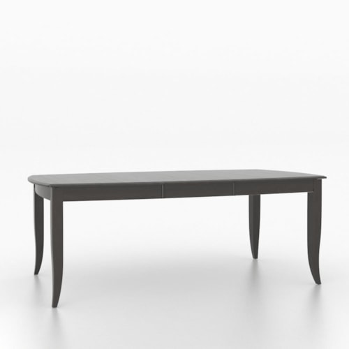 Customizable Dining Table with Self-Storing Leaf