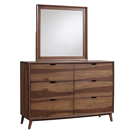 Dresser &amp; Mirror Set