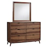 Progressive Furniture Bungalow Dresser & Mirror Set