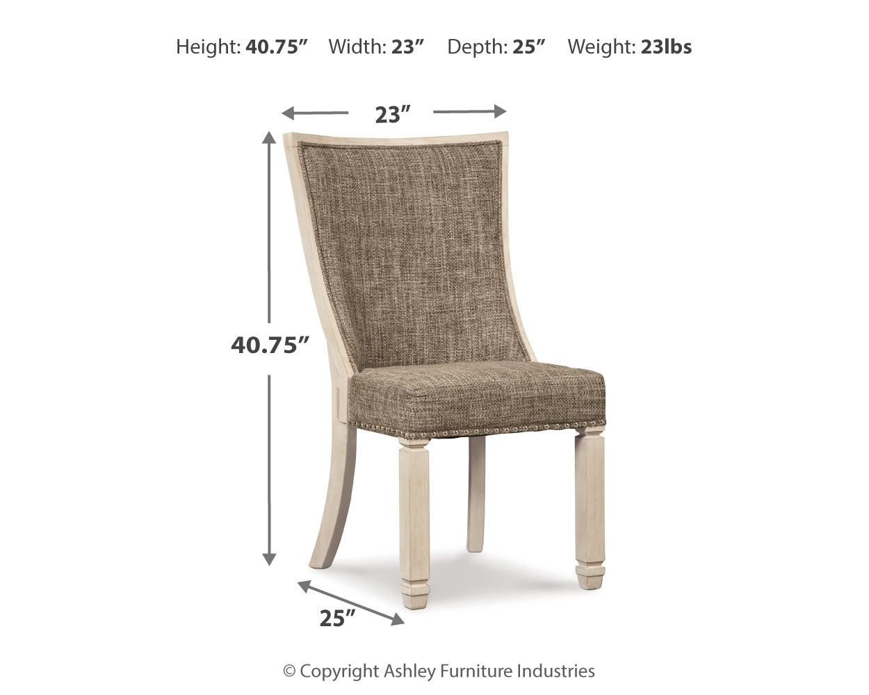 Signature Design by Ashley Bolanburg Dining Uph Side Chair
