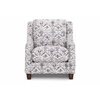 Transitional Stationary Accent Chair with