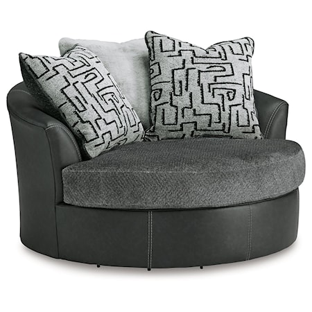 Oversized Swivel Accent Chair