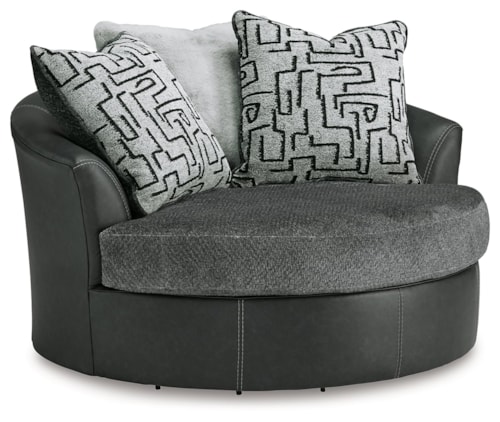 Oversized Swivel Accent Chair
