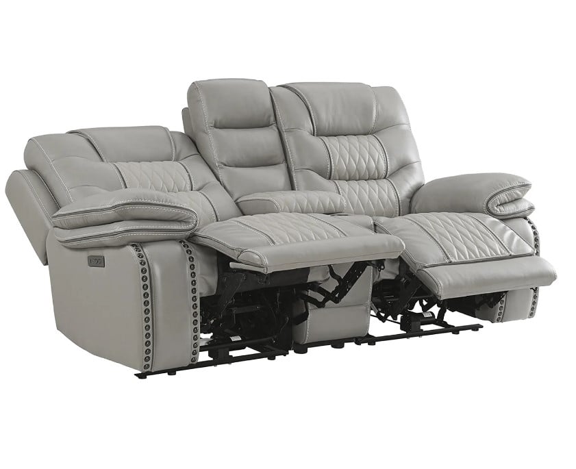 Dual-Power Loveseat w/Console