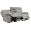 Intercon Cody Dual-Power Loveseat w/Console