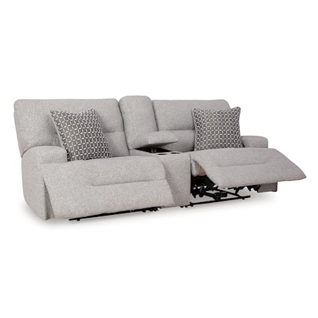 3-Piece Power Reclining Loveseat w/ Console