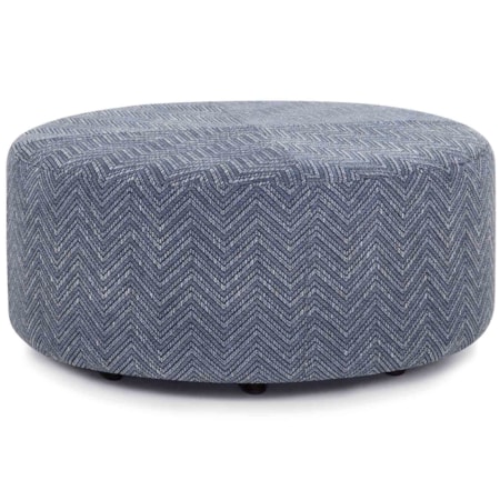 Round Accent Ottoman