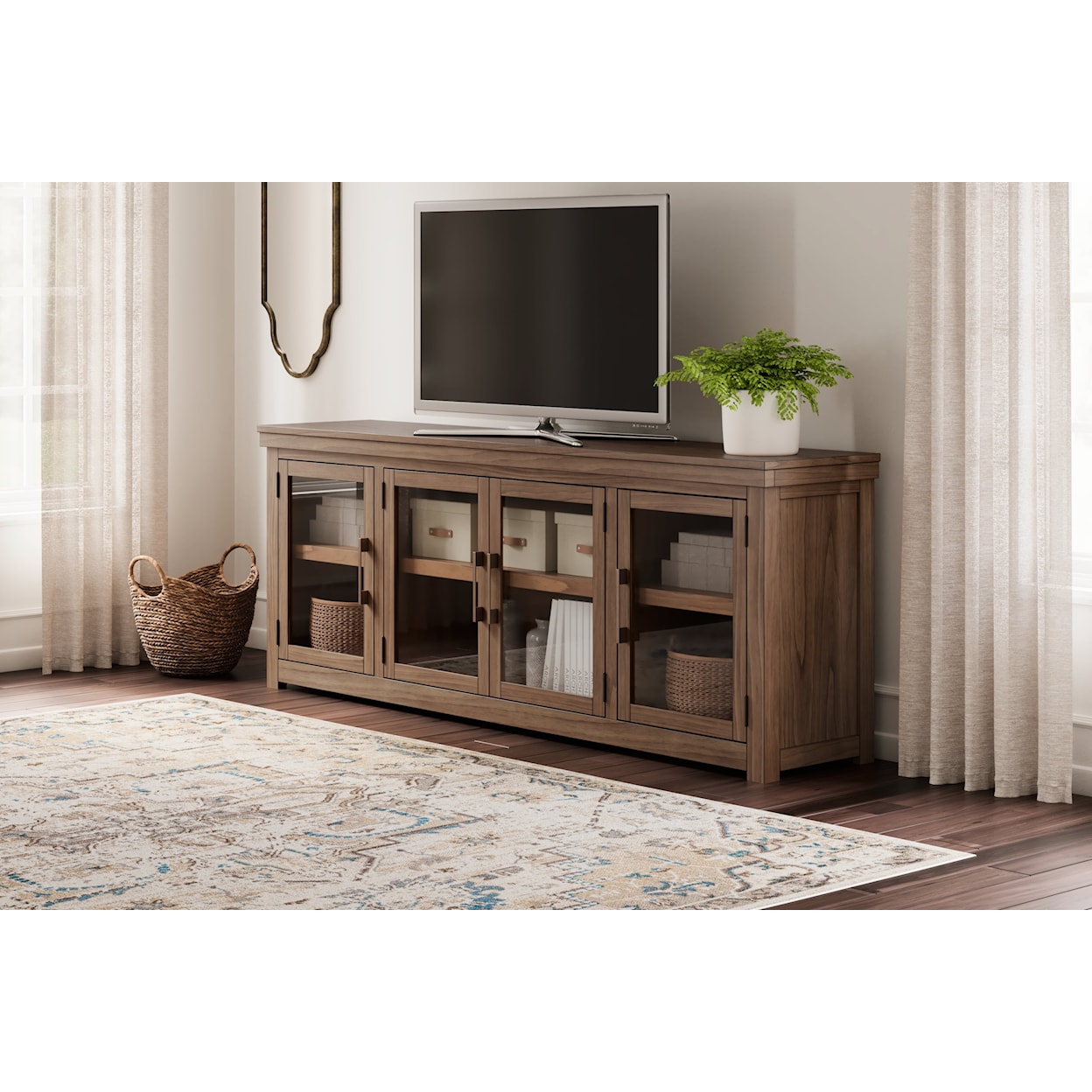 Benchcraft Boardernest Extra Large TV Stand