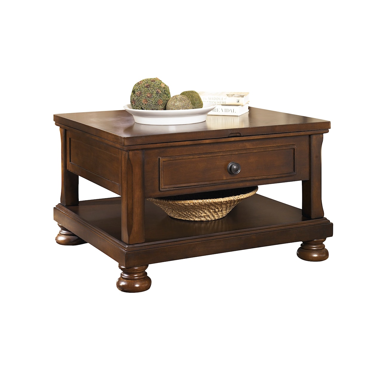 Signature Porter Rectangular Lift Top Cocktail Table