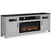 Signature Design by Ashley Darborn 88" TV Stand with Electric Fireplace