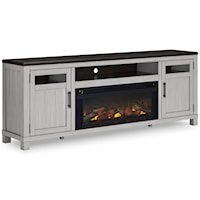 88" TV Stand with Electric Fireplace