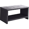 Meridian Furniture Cleo 3-Piece Grey Velvet King Bedroom Set