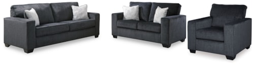 Sofa, Loveseat And Chair