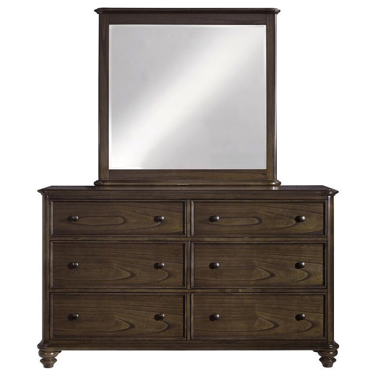 Progressive Furniture Pearson Drawer Dresser & Mirror