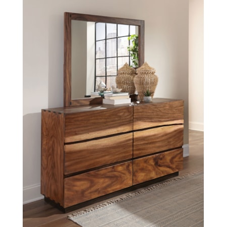 6-drawer Dresser w/ Mirrory