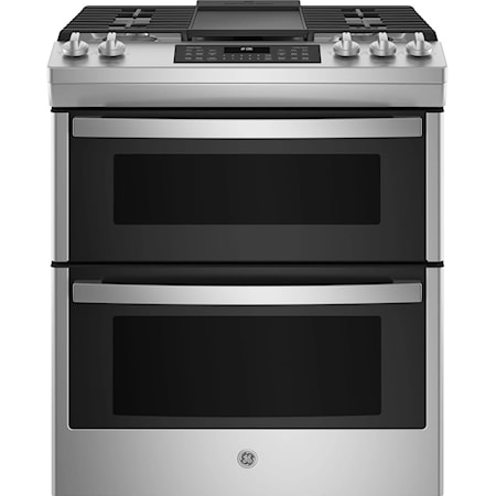 Front Control Gas Double Oven Range