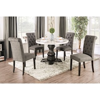 5 Pc. Round Dining Table Set
