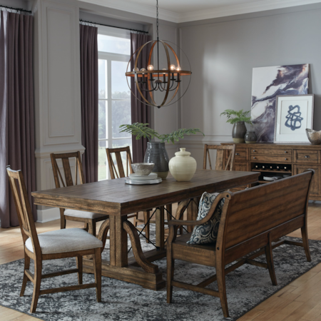 6-Piece Dining Set w/ Bench