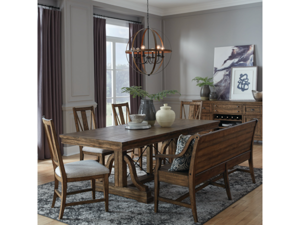 6-Piece Dining Set w/ Bench