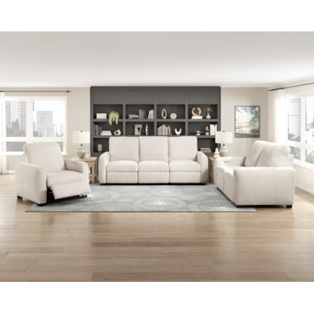 Modern 3-pc. Wall-Hugger Power Reclining Set