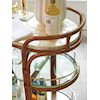 Tommy Bahama Home Palm Desert Toscana Rattan Mobile Bar Cart