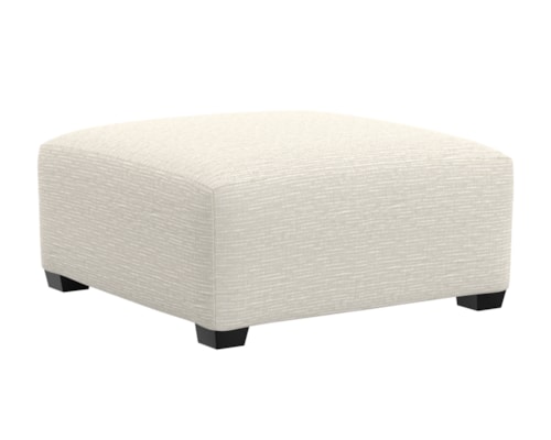 Transitional Square Cocktail Ottoman