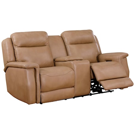 Casual Fischer Power Loveseat with USB Port