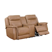 Casual Fischer Power Loveseat with USB Port