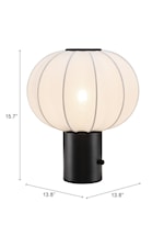 Zuo Wisteria Lighting Collection Contemporary Table Lamp