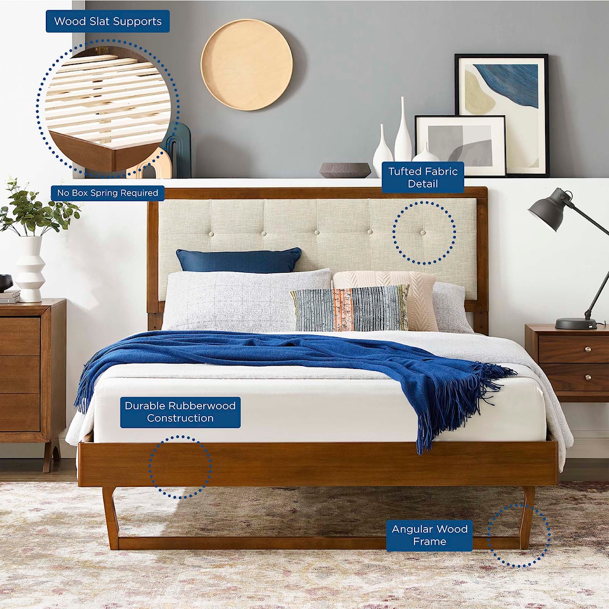 Modway Willow King Platform Bed