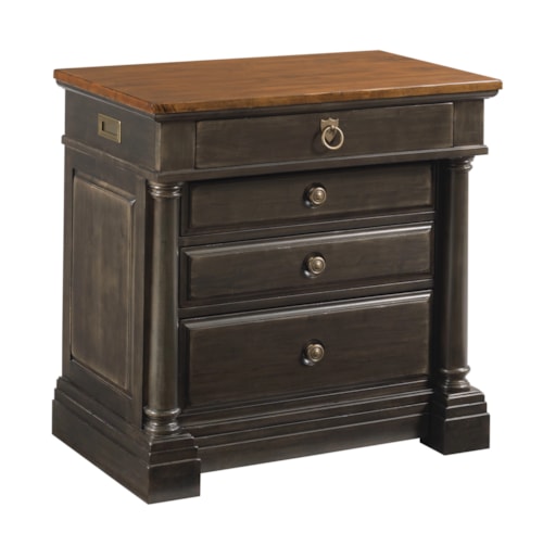 Traditional 4-Drawer Bachelor's Bedroom Chest